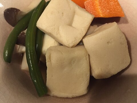 じゅわっと高野豆腐の含め煮